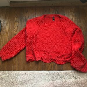 Red sweater